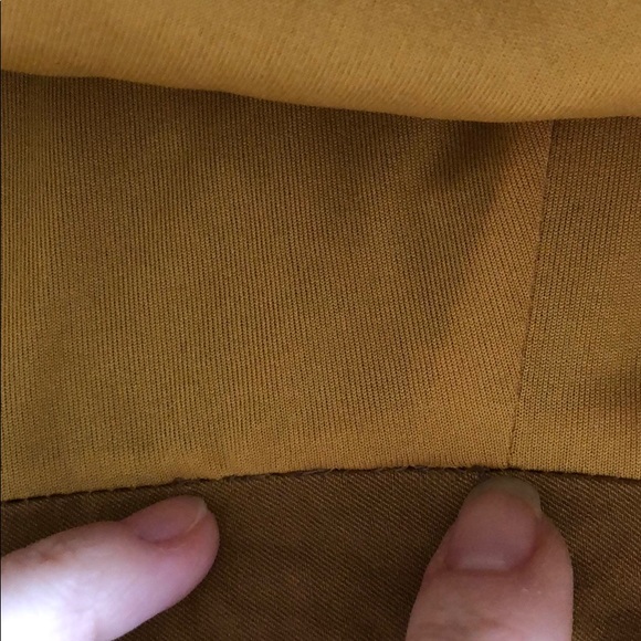 3/$10, 4/$12, 5/$14, 6/$16 Lime Brand skirt bronze/mustard color size large - Picture 5 of 7